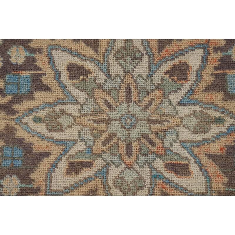 Traditional Tabriz Persian Vintage Area Rug Handmade Wool Carpet - 6'8"x 9'5"