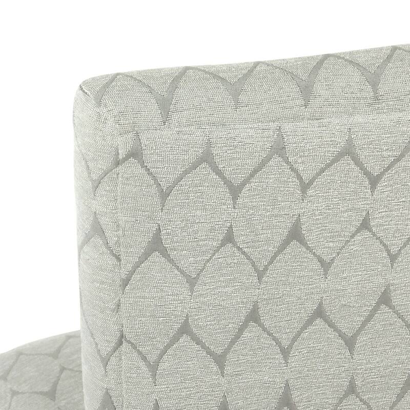 Porch & Den Valderrama Geometric Patterned Accent Chair with Pillow