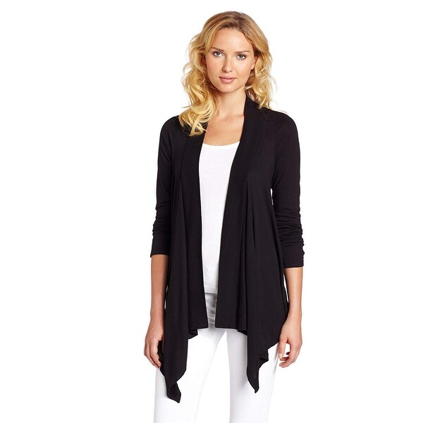 black small cardigan