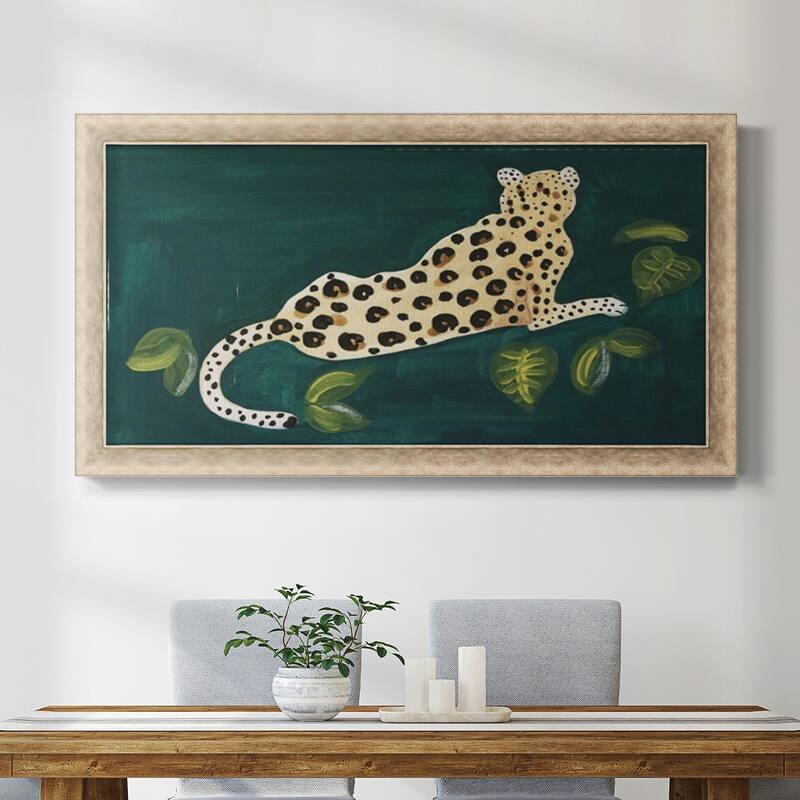 Lethargic Leopard I Premium Framed Canvas- Ready to Hang
