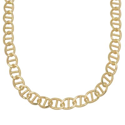 Victoria Townsend Gold Plated Flat Anchor Link Necklace