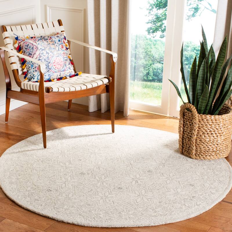 SAFAVIEH Handmade Micro-Loop Sudeshna Wool Rug