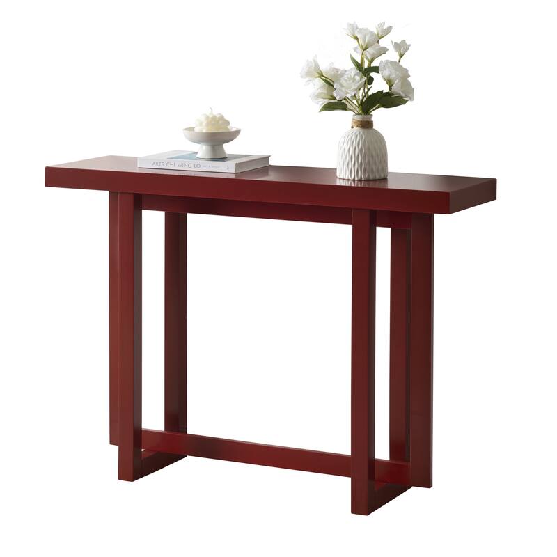 Soren Contemporary Wood Rectangular Console Table for Entryway