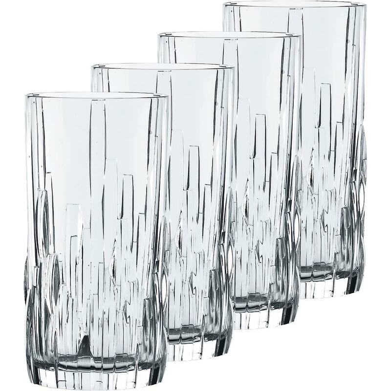 Nachtmann Set of 4 Shu Fa Long Drinks - 12 oz. - 12 oz. - Clear