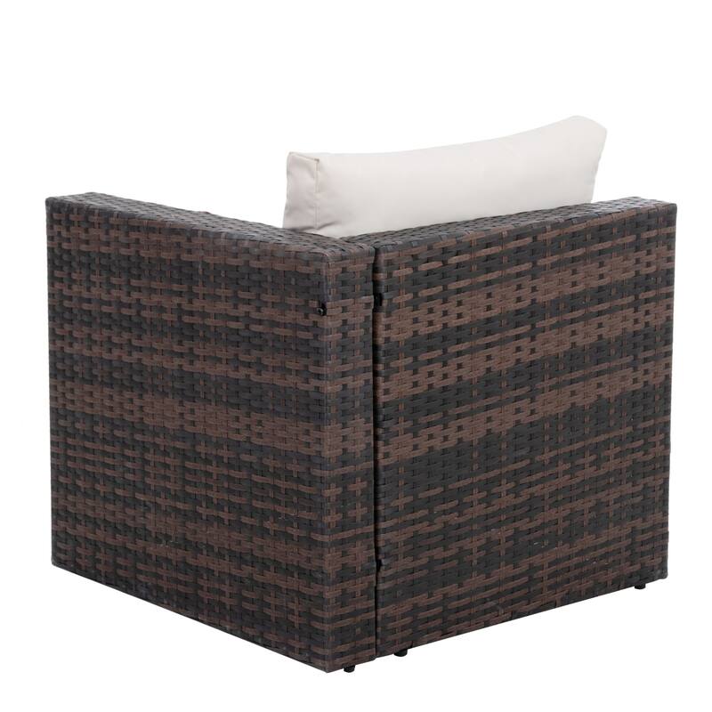 Outdoor Wicker Weaving Conversation Combo Set of 5
