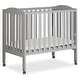 preview thumbnail 1 of 3, Dream On Me 2 in 1 Folding Portable Crib - Cool Grey Cool Grey