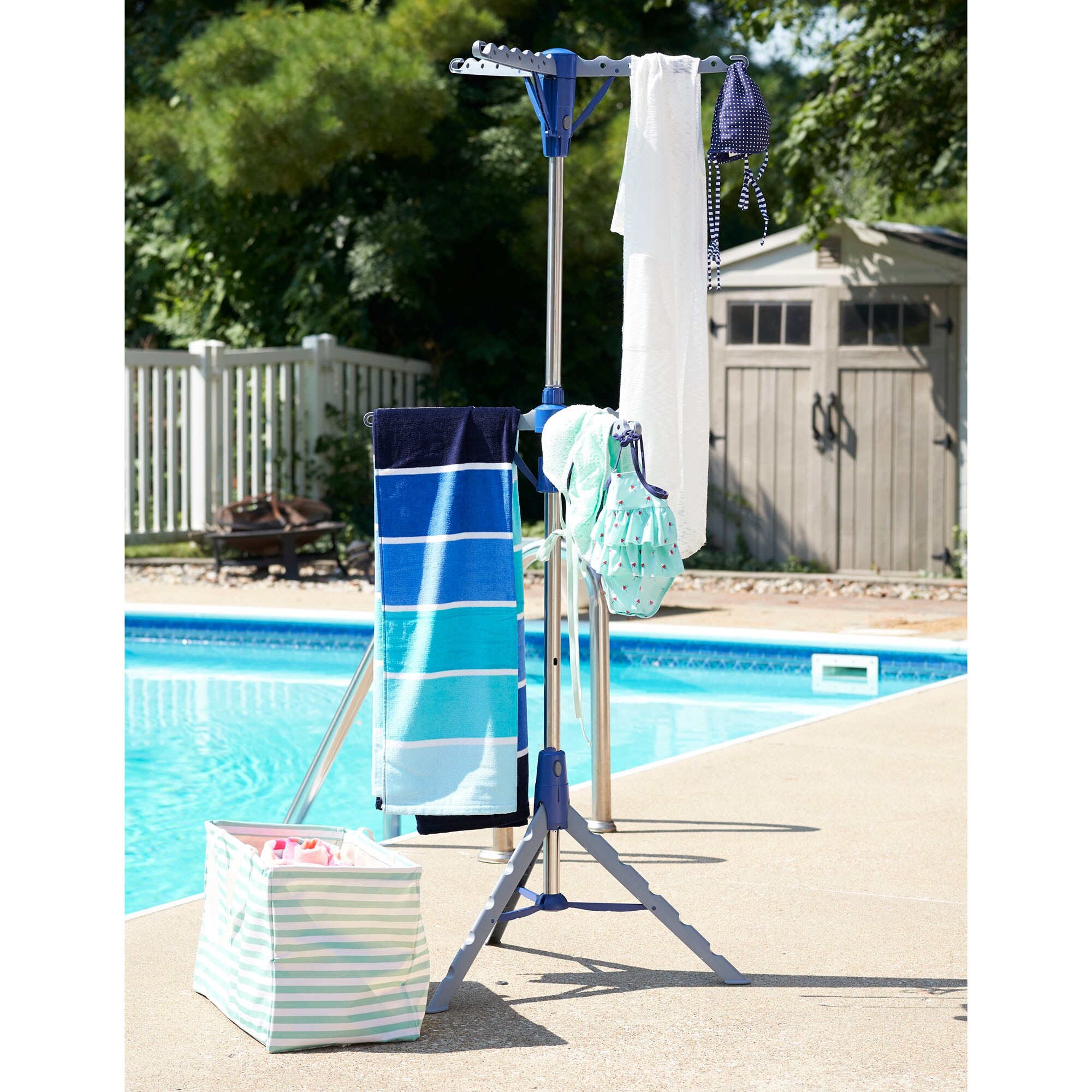 2 tier tripod drying rack outlet