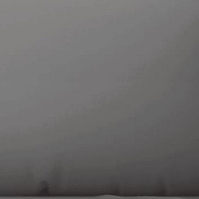 Paom 3pc Outdoor Patio Cushion for Bench, Plush Gray Oxford Fabric