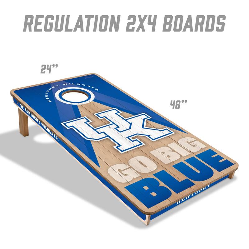 Kentucky Wildcats NCAA 2x4 Professional Cornhole Board Set