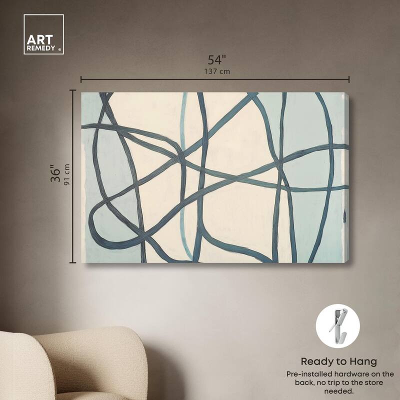 Eternal Loop II Canvas by Art Remedy, Gallery Wrapped