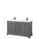 Option Dark Gray, Black Trim, Giotto Quartz Top
