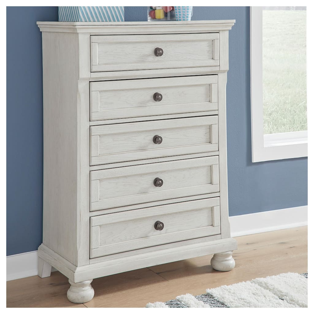 Signature Design by Ashley Robbinsdale White Dresser