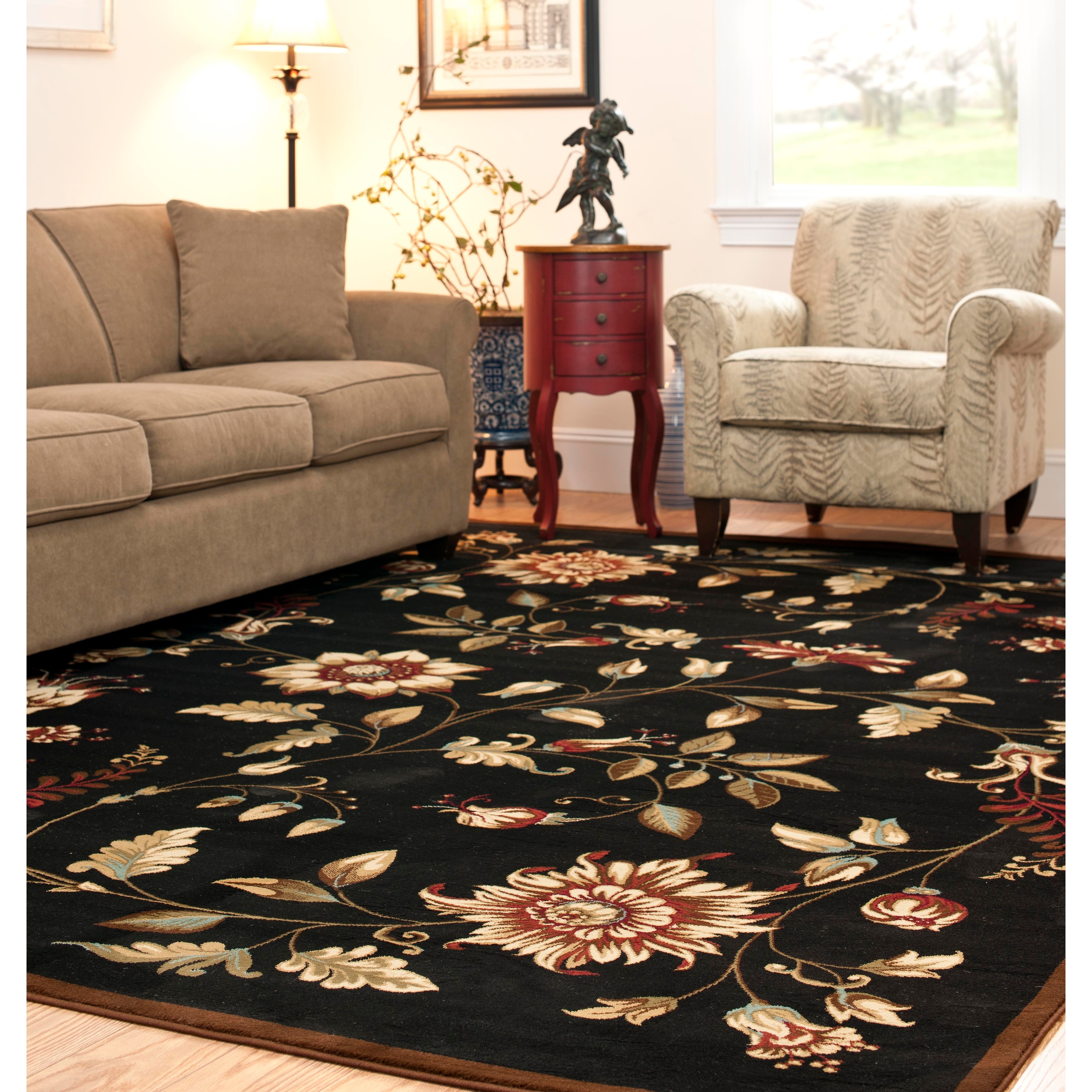SAFAVIEH Lyndhurst Nazaria Traditional Floral Rug