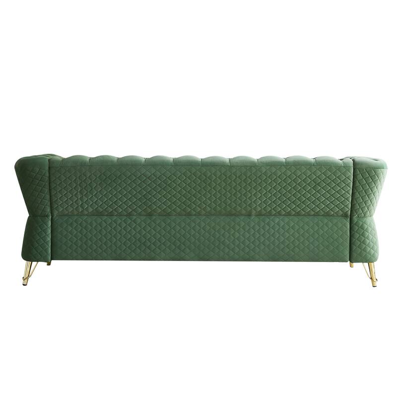 Modern Tufted Velvet Sofa