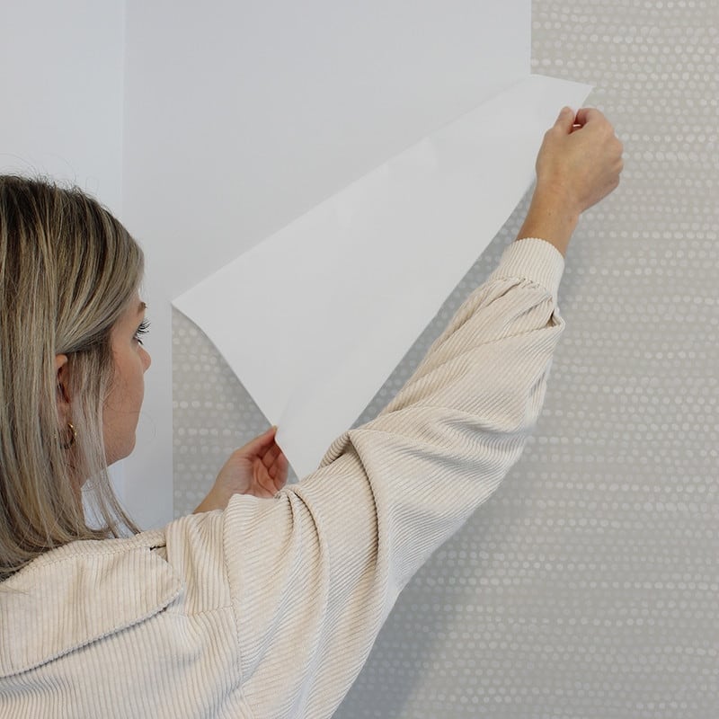 Moire Dots Removable Peel and Stick Wallpaper