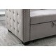 preview thumbnail 12 of 18, 77 Inch Reversible Sectional Storage Sleeper Sofa Bed L-Shape 2 Seat Sectional Chaise