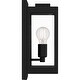 preview thumbnail 4 of 6, Eastover 1-Light Earth Black Outdoor Wall Lantern