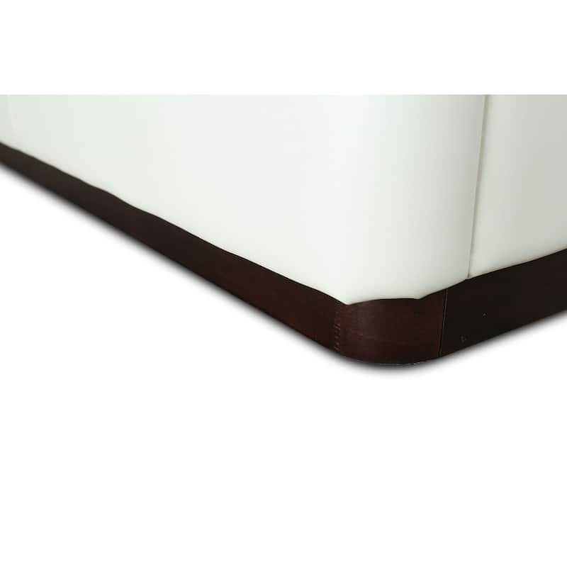 Manhattan Comfort Faux Leather Contemporary Lenyx Full-Size Bed