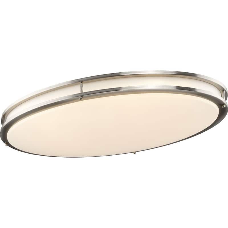 Abide Collection 5-CCT Integrated LED Brushed Nickel Contemporary 32.28" Extra-Large Flush Mount Light