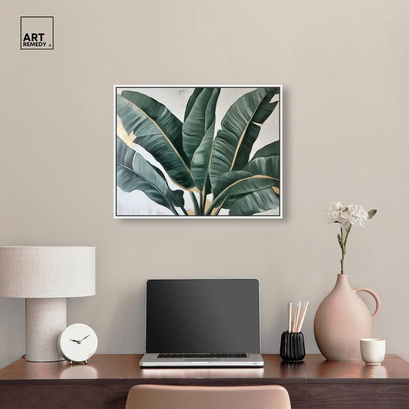 Jungle Jewel Jade II Canvas by Art Remedy