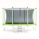 preview thumbnail 13 of 18, Trampoline with Enclosure, Ladder, Recreational Trampolines 10FT Green