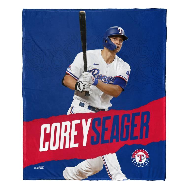MLB Texas Rangers Player Silk Touch Throw Blanket