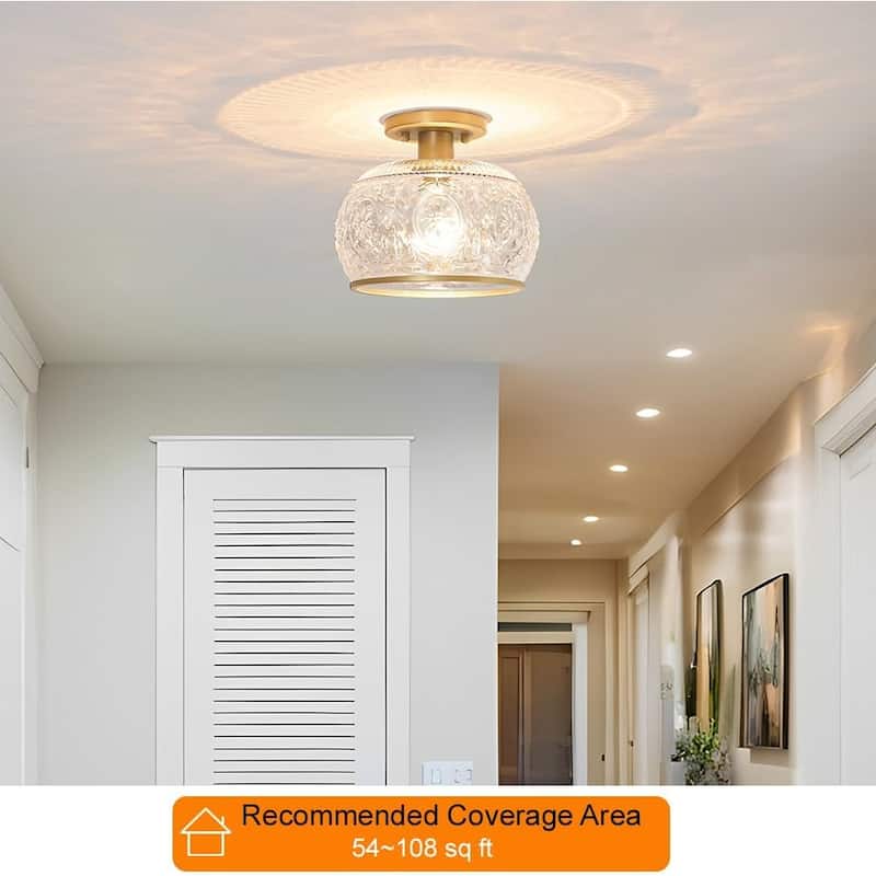 Vintage Ceiling Light light gold hallway light metal bathroom lights