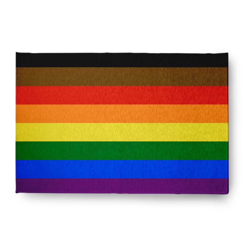 Inclusive Pride Chenille Rug - Inclusive Pride - 4' x 6'