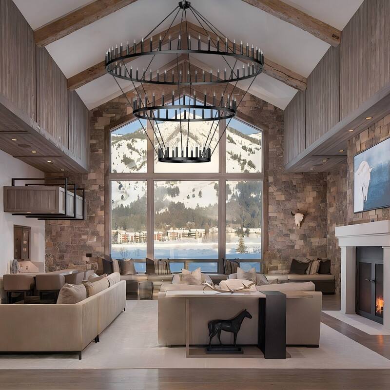 Wagon Wheel Chandelier Collection - Rustic Farmhouse Lighting for Every Space