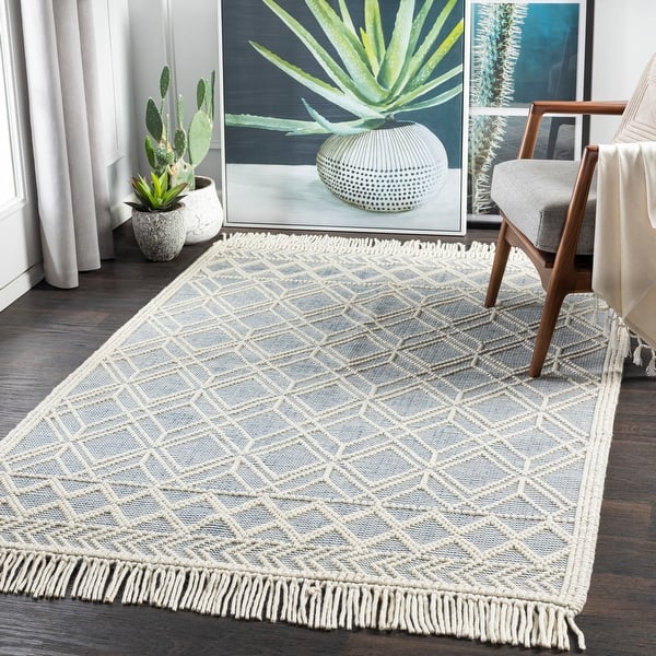 slide 2 of 43, Livabliss Gertrude Handmade Cottage Geometric Wool Area Rug