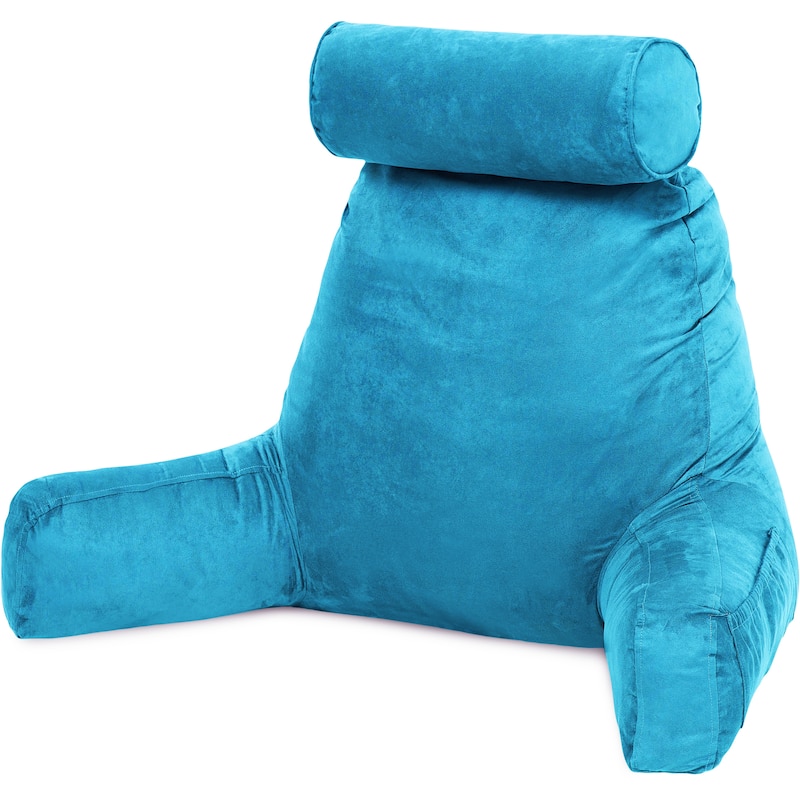 Husband Bedrest Micro-Suede Reading Pillow