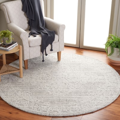 SAFAVIEH Handmade Ebony Fridny Modern Wool Rug