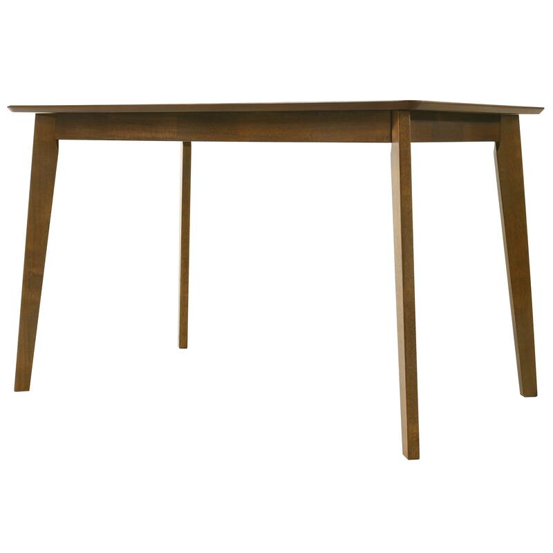 Gina Modern Walnut Wood 47 in. Flared Base Dining Table - Seats 4