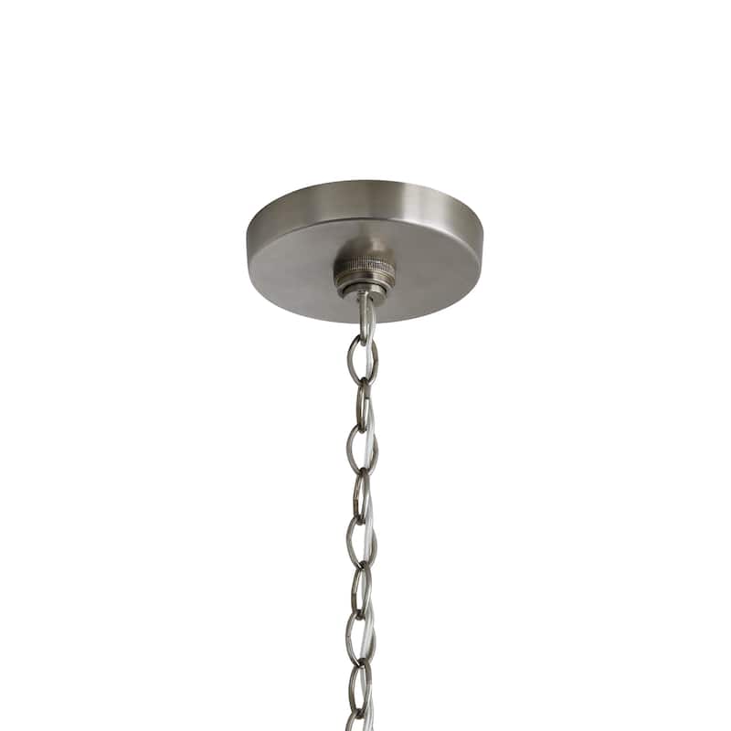 Connor 1-light Black Wash/ Matte Nickel Hanging Pendant - Black Wash/ Matte Nickel