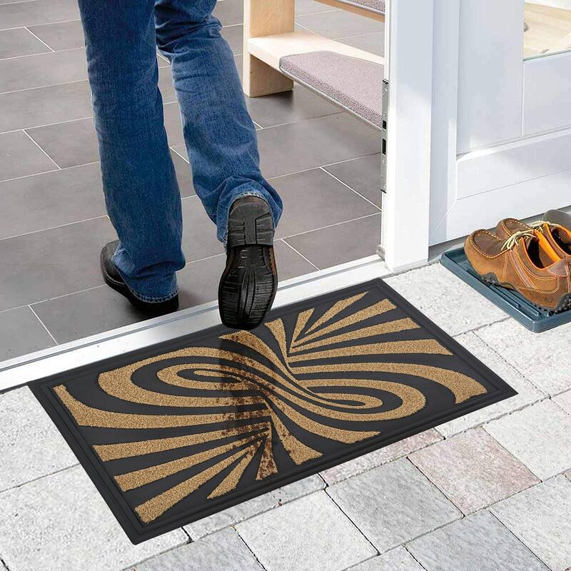 Superio Non-Slip Doormat for Entry, 18" x 30", Waterproof, Mat