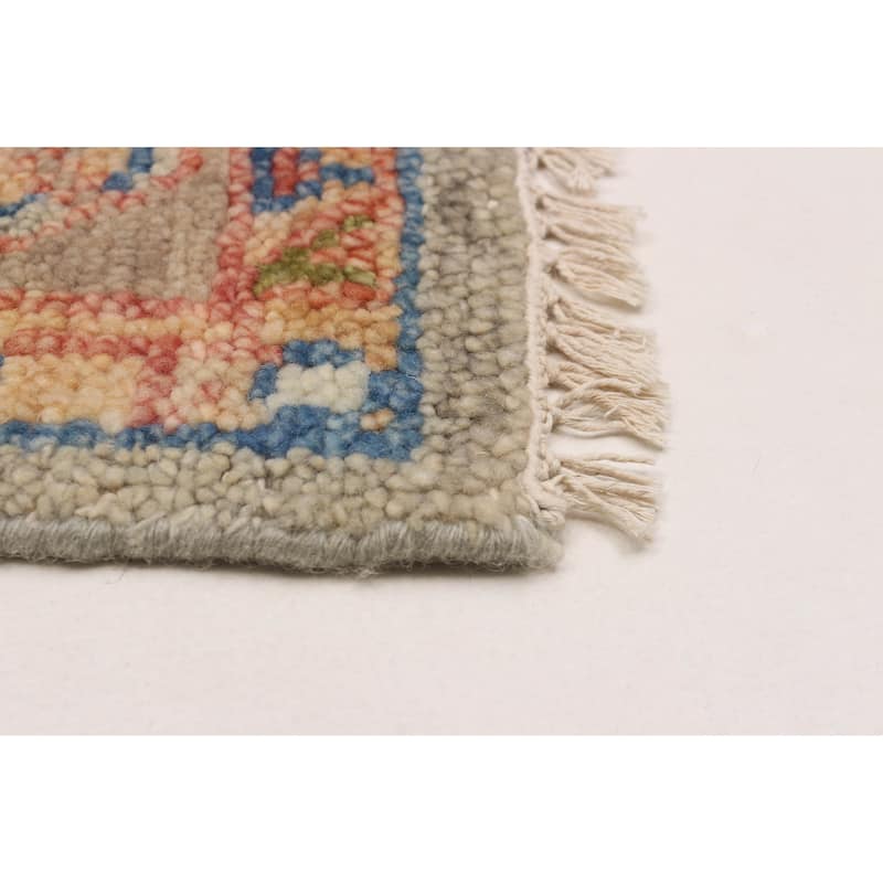 ECARPETGALLERY Hand-knotted Jules Serapi Grey Wool Rug - 6'0 x 8'9