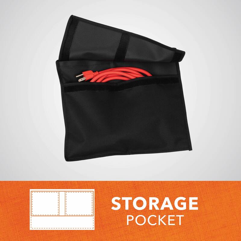 Modern Leisure Basics Outdoor Generator Cover, 38 in. L x 28 in. W x 30 in. H, Black - 38" x 28" x 30"