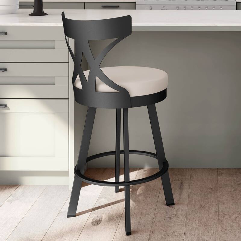 Amisco Washington Swivel Counter Stool