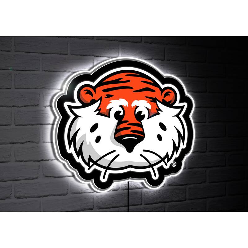 Auburn University College Mascot Plug-In LED Lighted Sign