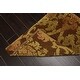 preview thumbnail 6 of 5, Hand Knotted KPSI Brown Tibetan Wool & Silk Oriental Area Rug (2x3) - 2' x 3'