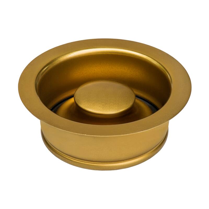 Ruvati Garbage Disposal Flange for Kitchen Sinks 3-1/2 inch opening – Satin Matte Gold – RVA1041GG