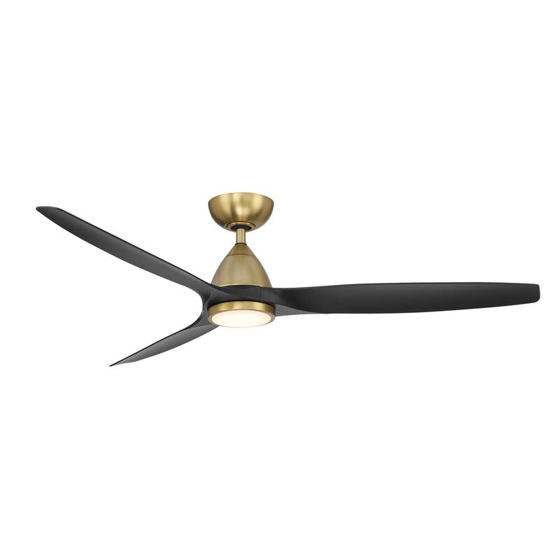 Skylark Indoor/Outoor 3-Blade Smart Fan 3000K LED Kit and Remote