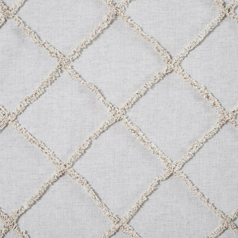 Frayed Lattice Pillow