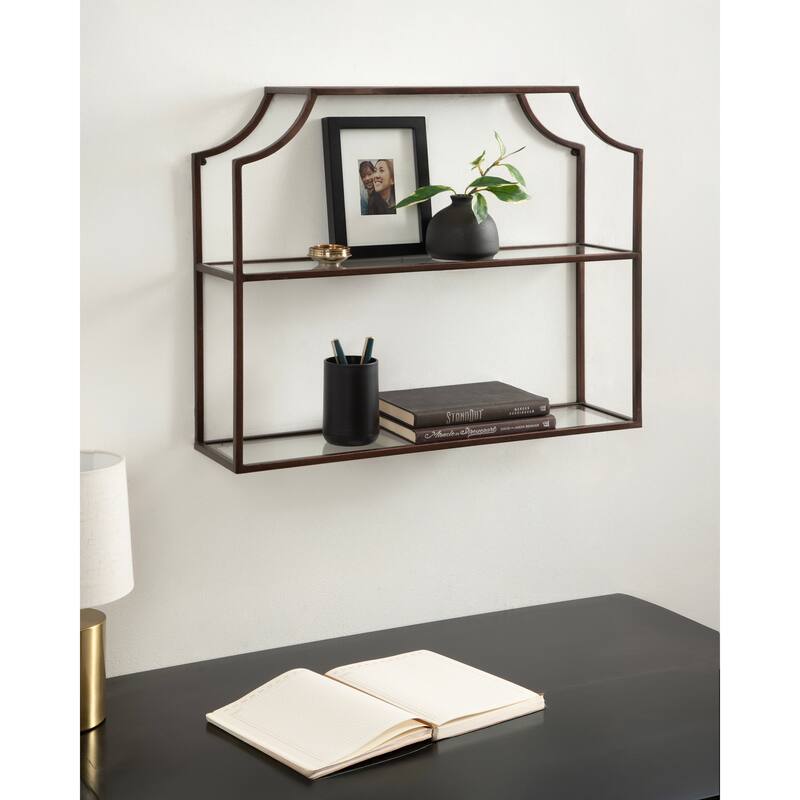 Kate and Laurel Ciel 4-tier Wall Shelf