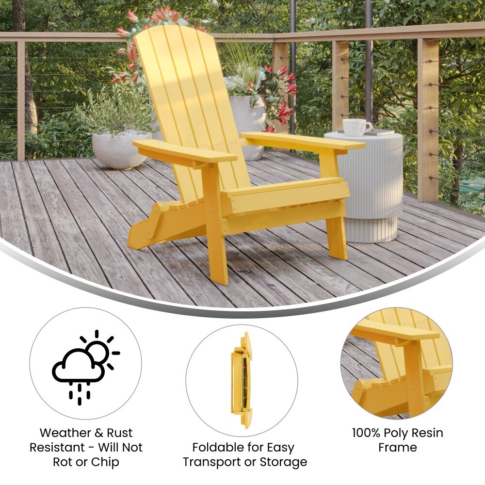 Resin folding adirondack shop chairs