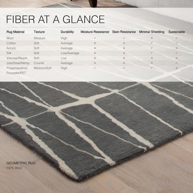 Botticino Handmade Geometric Area Rug