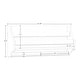 preview thumbnail 6 of 5, RiverRidge Kids Wall Book Shelf with 2 Art Bars - White