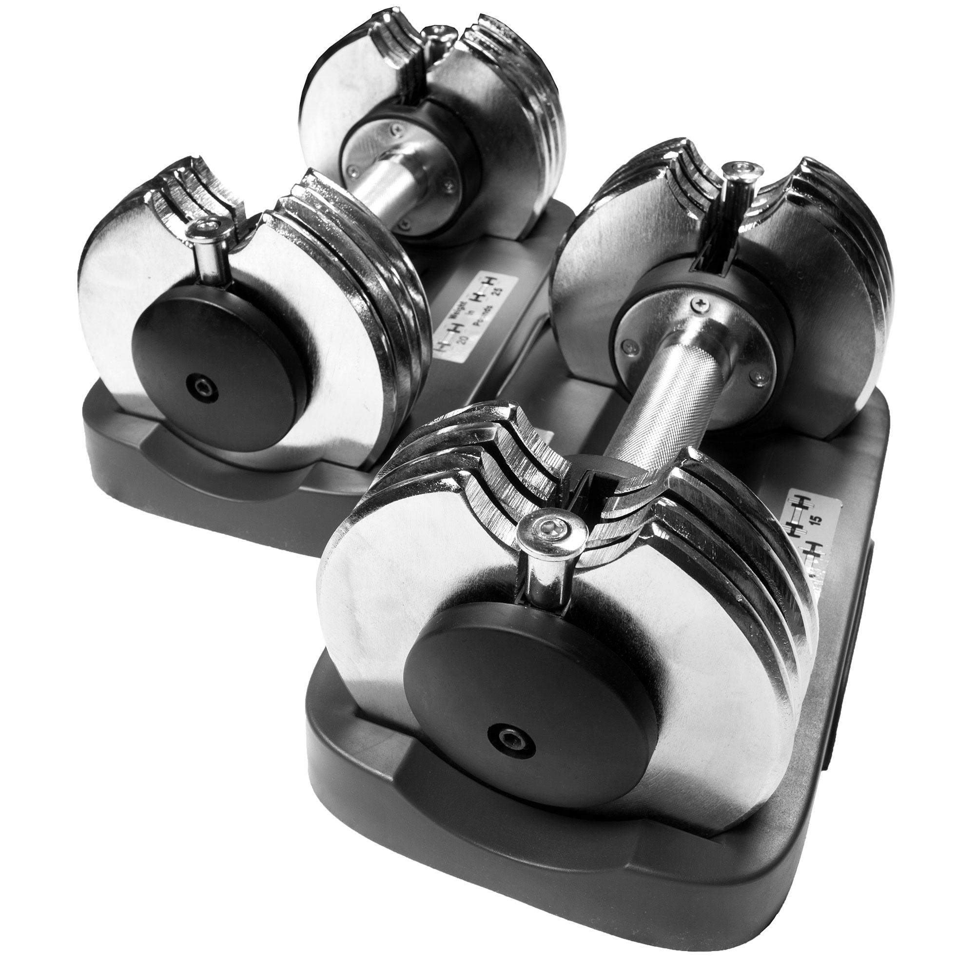 Shop Bayou Fitness 2 Two 25 Lb Adjustable Weight Dumbbells Bf