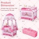 preview thumbnail 3 of 7, Costway Portable Baby Playpen Crib Cradle Changing Pad Mosquito Net