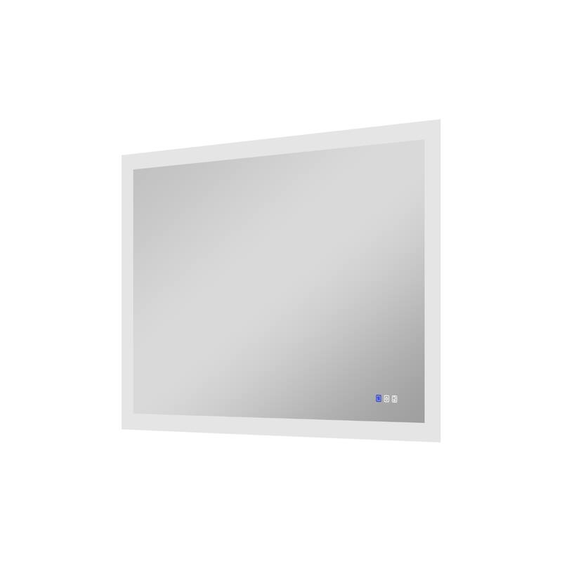Bathroom Wall Mounted Frameless LED Mirror Super Bright Light With Anti-Fog (Horizontal/Vertical)